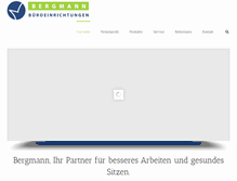 Tablet Screenshot of bergmann-buero.de